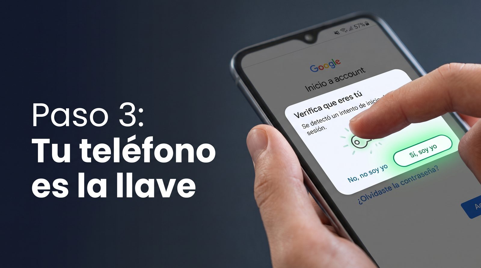 Recuperar contraseña de Gmail